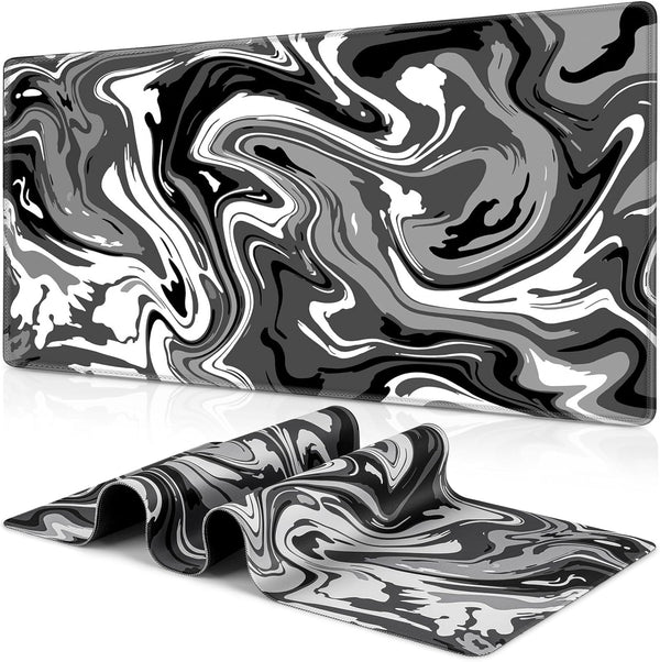 Canjoy Gaming Mouse Pad - Fluid Pattern, 31.5x11.8inch Large Extended Mouse Mat for Gaming, Office, Home