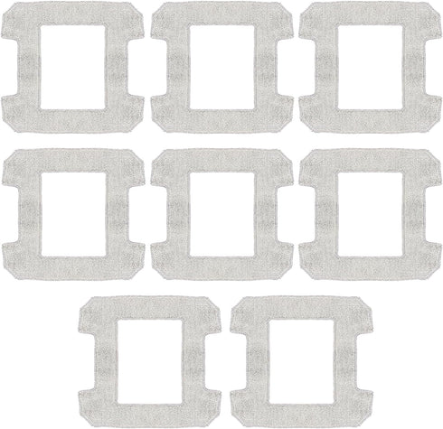 8 Pack Washable Mop Cloths for Ecovacs Winbot W1 W1 Pro Window Vacuum Cleaner Robot Replacement