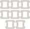 8 Pack Washable Mop Cloths for Ecovacs Winbot W1 W1 Pro Window Vacuum Cleaner Robot Replacement