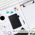 feela 15 Pack Pocket Small Notebooks, Mini Cute Notepads with 15 Black Pens, 3.5”x 5.5”, A6, Black