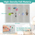 Large Cork Board for Walls, 47"x35" Bulletin Board, 12 Pack White Felt Wall Tiles