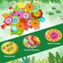 Funrous 90 Pcs Positive Bulletin Board Set, Summer Spring Classroom Theme Decor with Flower Cutouts