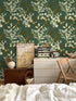 HAOKHOME 93042-4 Peel and Stick Wallpaper 17.7in x 9.8ft Boho Sage Green Eucalyptus