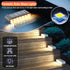 6-Pack IP67, 14 Solar Step Lights for Outside, Stair Light Outdoor Waterproof LED Warm White Light Solar Powered