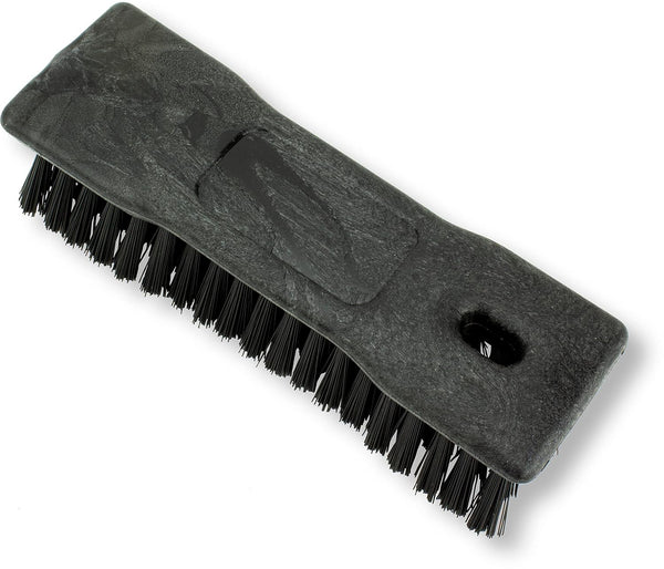 SPARTA Comfort Grip Scrub Brush, Hand Brush for Bathroom, Kitchens, 8 Inches, Black