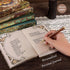 Exclusive Personal Journal for Women, Gilded Hardcover Notebook, 256 Full Color Pages, 5x7 Small Fancy Diary, Alphonse
