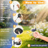 2 Pack 8 120 btfarm Solar Garden Lights Outdoor Modes, LED Firework Lights Solar Powered, Waterproof Twinkle Fairy