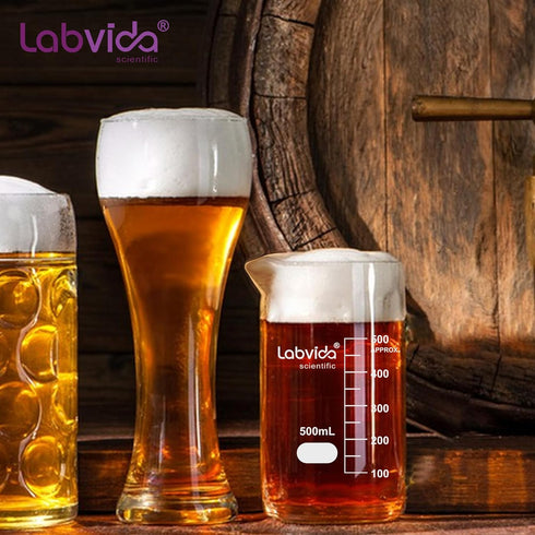 Glass Beaker, 3000ml Volume, 3.3 Borosilicate Griffin Low Form with Printed Graduation