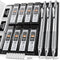 Nicpro 0.7 Metal Mechanical Pencil Set with Case, 3PCS MP1000 0.7mm Artist Lead Pencil with 8 Tube HB Refills, 3 Erasers