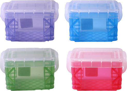 Super Stacker 4 Pack Pixie Boxes, Multi-Colored