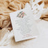 5.5x4.25 Sympathy Acknowledgement Cards with Envelopes, Personalized Funeral Thank You Cards with Poem and Pink Flowers