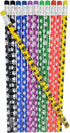 Paw Print on Colorful #2 LEAD Pencils (48 Pack) Wooden with Colorful Eraser on Top (48 Pack) Bulk by Zugar Land