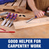10-Piece Set (1/4", 1/2", 3/4", 1", 1-1/4", 1-1/2") WORKPRO Wood Chisel for Woodworking, Cr-V Bevel Edge Chisels