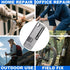 zavcurp Titanium Keychain Wrench Mini EDC Adjustable Spanner with Screwdriver, Pocket Tool for Everyday Carry, Travel