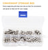 binifiMux 110pcs Assortment Kit, 10-32 Pan Phillips Screws, Hex Nuts, Flat Washers, 304 Stainless Steel, 1/4" 5/16"