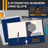 Better Office Products Two Pocket Portfolio Folders, 50-Pack, Blue, Letter Size Paper Folders