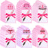 Fulmoon 48 Sets Breast Cancer Awareness Notepad, Ballpoint Pens, Cute Pink Ribbon Memo Pad