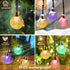Galavasen 46FT 66LED 8Modes Outdoor Solar String Lights, Crystal Color Solar Powered Christmas Fairy String Lights