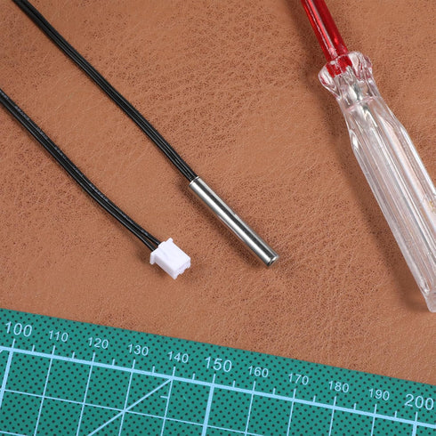 Qulkws 3 10K 1 3950 pcs Temperature Sensor Probe M Waterproof Temperature Probe Stainless Steel NTC Thermistor Sensor