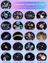 Eigther 21 Sets 1-14 360 of Films, Projector Night Light for Kids Bedroom, Ceiling, Night Light for Kids, Star Galaxy