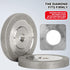 3''x 1/2''x 2/5'' Flat Diamond Grinding Wheel Grit 150 for Grinding Hard Alloy Cutter, Glass, Tiles