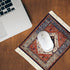 famassiser Persian Style Carpet Mouse Pad Vintage Miniature Bohemian Rug Desk Pad, Non-Slip Computer Mouse Mat