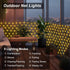 Net Lights Solar Powered, 100 LED 5Ft x 5Ft Bush Net Light Outdoor, Auto On/Off, 8 Modes for Tree Fence Backyard Bush