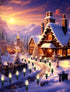 38Ft 25 C9 Christmas Pathway Lights Outdoor, Outdoor Xmas Decorations String Lights with Warm White Christmas Pathway