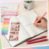 Spakon 7 Pcs Christmas Book Lover Gifts, Bible Verse Pens, Reading List Bookmark