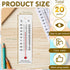 Maitys 20 Pcs Student Thermometers Mercury Free Science Thermometer School Supplies Boiling Point Thermometers for Classroom Teaching Tools