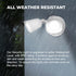 16W 1900LM 5000K IP65 2 LED Flood Lights Outdoor, Daylight, Waterproof Security Lights with Adjustable Heads, Exterior