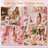 NANXU 12.6 Inch 16th 16 LED Pink Marquee Light Up Numbers, Sweet Birthday Decorations Number Lights as Gifts for Girls