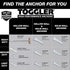 TOGGLER SNAPTOGGLE Drywall Anchor with Included Bolts, 1/4-20 Fastener Size, Holds 265 lbs Each, Pack of 12