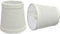 Aspen Creative 32713-2B, Empire Clip-On Chandelier Lamp Shade, Off White, 3" Top x 4"