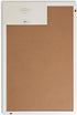 U Brands Farmhouse Dry Erase Board, 20” x 30” with White Frame, Includes Magnets for Office Supplies