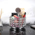 Hipiwe 360 4-Slot Crystal Vanity Organizer Makeup Brush Holder- Rotating Cosmetic Brushes Display Organizers Spinning