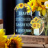 5.9 5.9 Inch Yulejo Sunflower Gift for Women Sunflower Desk Decor Acrylic Inspirational Quote Keepsake Teacher