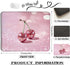 XUNLURY Y2K 9.5x7.9 Inch Trendy Pink Disco Ball Cherry Mouse Pad, Funky Preppy Glitter Cherry Fruit Mousepads