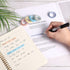 LUTER 5 Rolls Highlighter Tape, 0.2inch x 16.4ft Removable Neon Strips for Marking Books