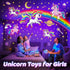 315 Modes+15 Toys,15 4-6,360Rotate+Remote 5 7 8 Night Light for Kids, Light Films Unicorn Sound Machine Baby,Unicorn