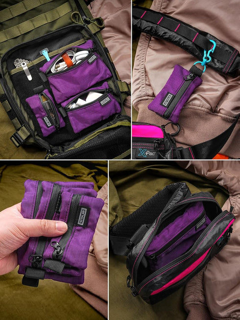 A5 Set, TACTICAL_GEEK Storage EDC Storage Pouch Molle EDC Gadget Pouch, Multi-Functional Utility Small Tool Pocket