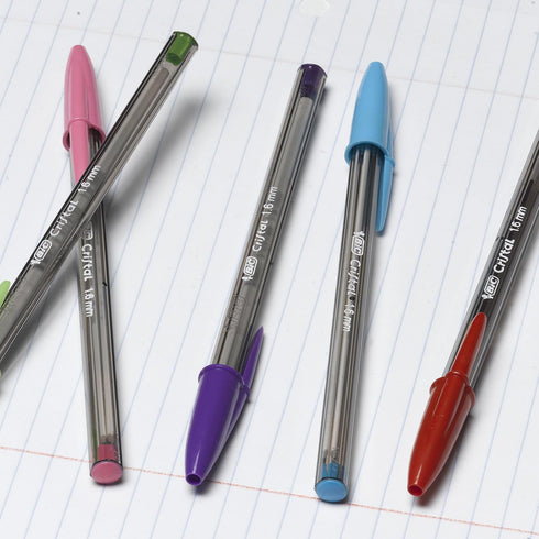 BIC Cristal Xtra Bold Ballpoint Pens, Bold Point (1.6mm) Assorted Colors, 24-Count Pack