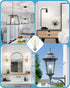 EDISHINE 6 Pack LED Edison Bulbs, A19 Dimmable, 800LM, 4000K Cool White Light, E26 Base, 8W Equivalent 60W