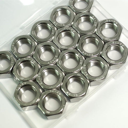 HXCOMET 5/8"-11 (20pcs), 304 (18-8), Hex Nuts Stainless Steel Hardware, UNC, Coarse Thread