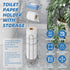 4 Simple Trending Toilet Paper Holder Free Standing,Toilet Paper Stand with Shelf for Rolls, for Phones,Tissues,Wipes