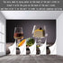 lnzCzhyre Custom Size Wall Sticker Mural Appetizing Food Arrangement with Wine Broccoli Cheese and Dessert for wall