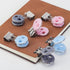 Skull Shape Medium Paper Clips, Easy Grip Binder Clips, Assorted Color, 10 Pcs/Set School Office Supplies