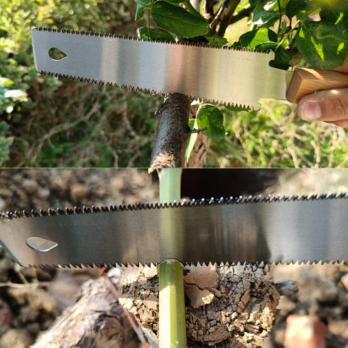 Small Woodworking Hand Saw, 6 Inch Flexible Blade, Double Edge for Craft and DIY
