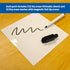 Flipside Products 5" x 5" Dry Erase Notes with Black Marker and Eraser Cap, Reusable Sticky Notes, 12 Pack
