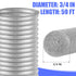 3/4" Diameter x 59' Length Backer Rod, Caulk Saver Foam for Cement Caulk, Joints, Gaps, and Driveway Crack (Grey)